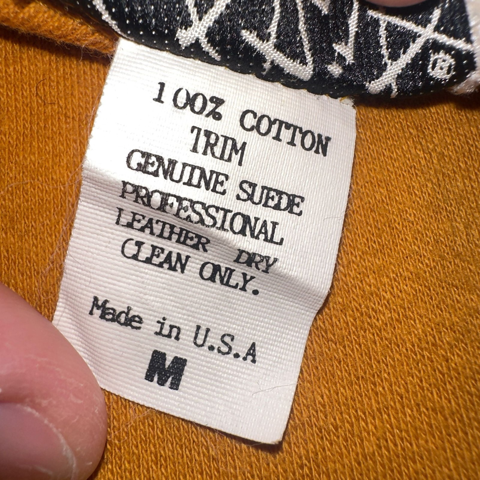 Xabia LA Mustard Yellow Long Sleeve Mock Neck Dress with Genuine Suede Trim