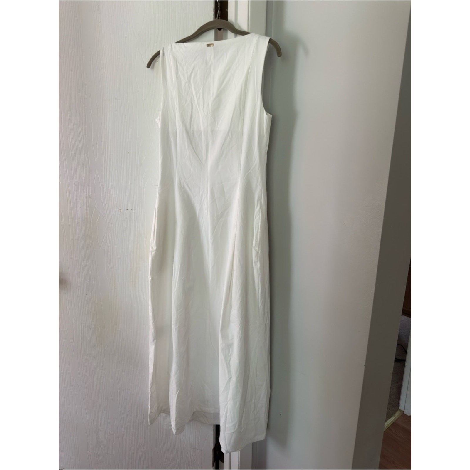 Herno Abito Donna White Sheath Dress Size 42 US 6 $470