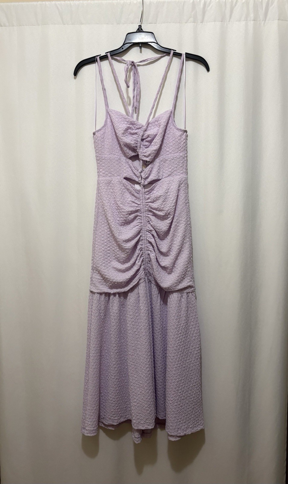Wayf Iris Ruffle Hem Dress Fitted Size XS