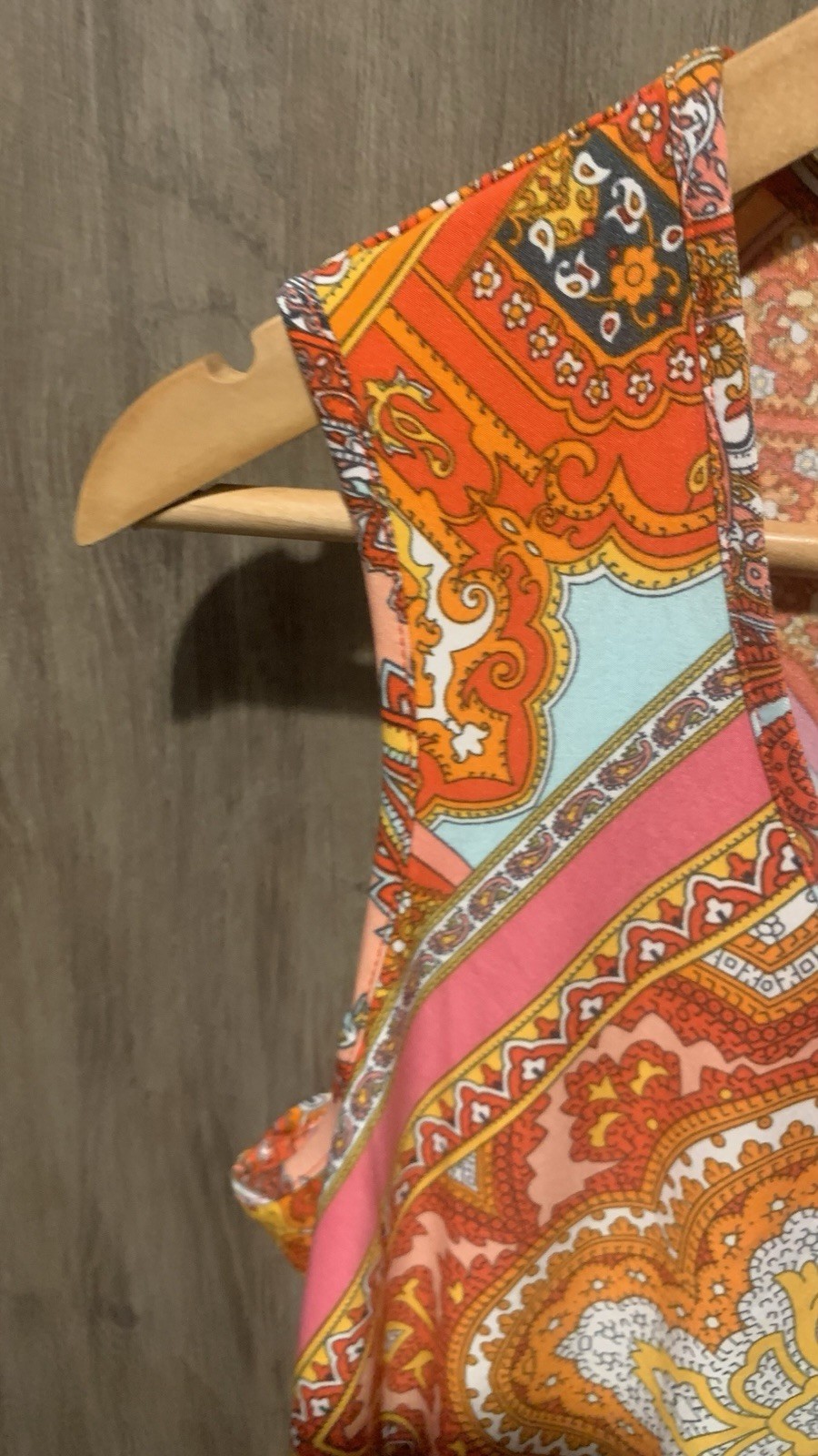 SIZE XLP Attitudes by Renee® NEW Multi Paisley Sleeveless Tank Maxi Dress