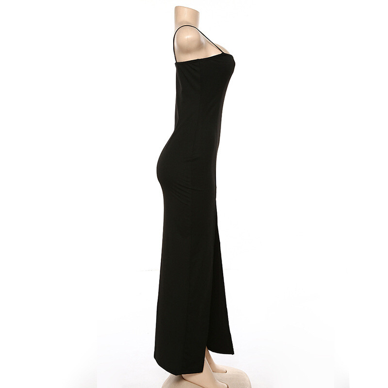 Sexy Womens Elegant Dress High Split Sleeveless Bodycon Cocktail Evening Party