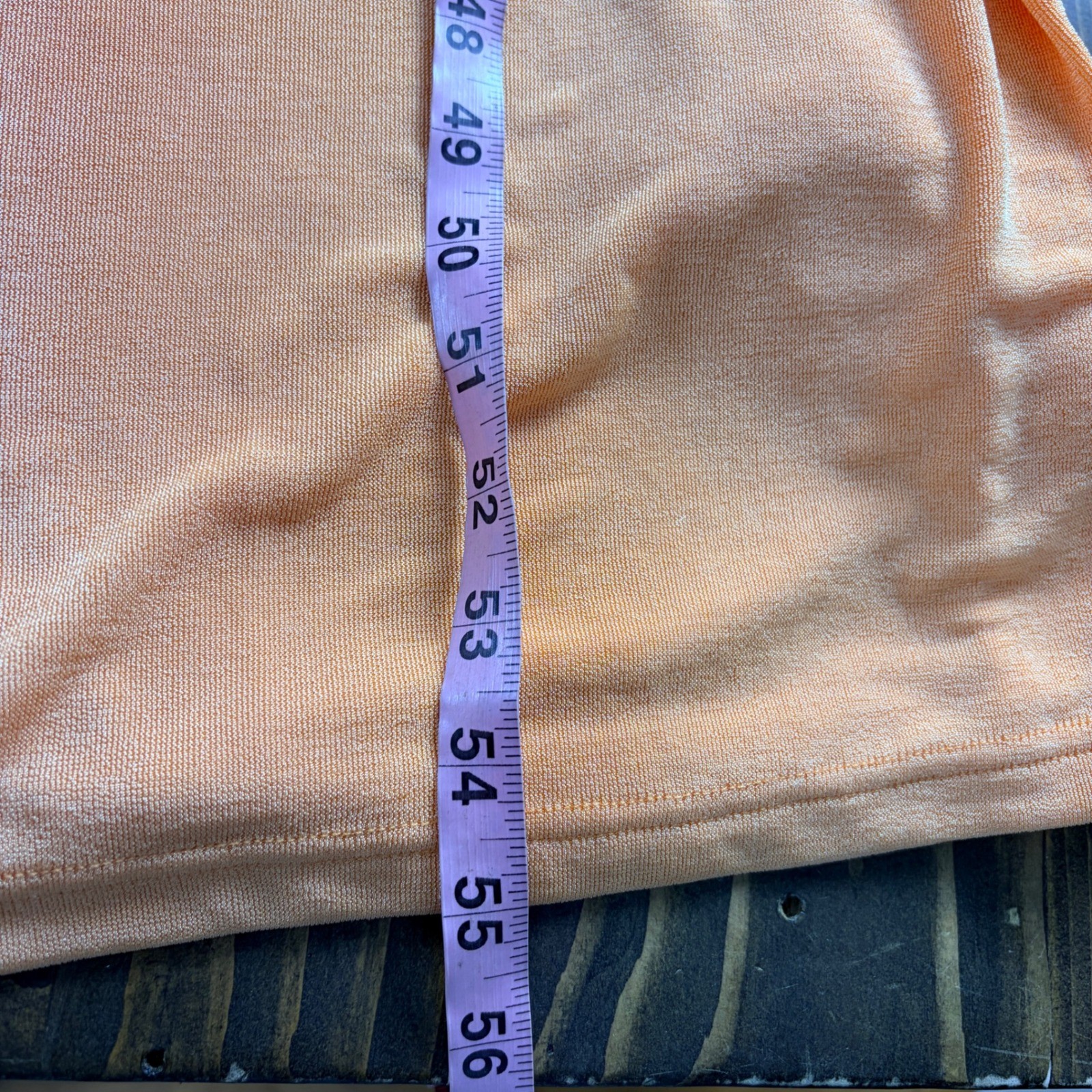 Significant Other Dakota Maxi Dress Womens 6 Apricot Orange Long Sleeve Ruched