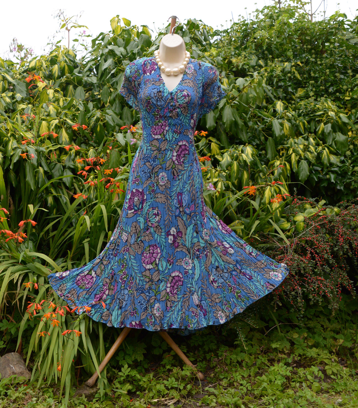 EAST SIZE,16/18 BLUE PINK,MAUVE,GREEN,CRINKLE,PLEAT,DRESS,WEDDING,HOLIDAY🏝️