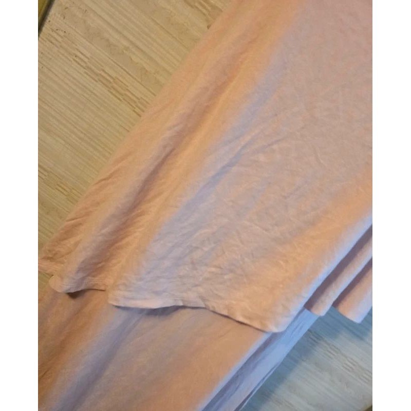 Belle Sky Peach Whip Layered Popover Sleeveless Midi Dress XL NEW