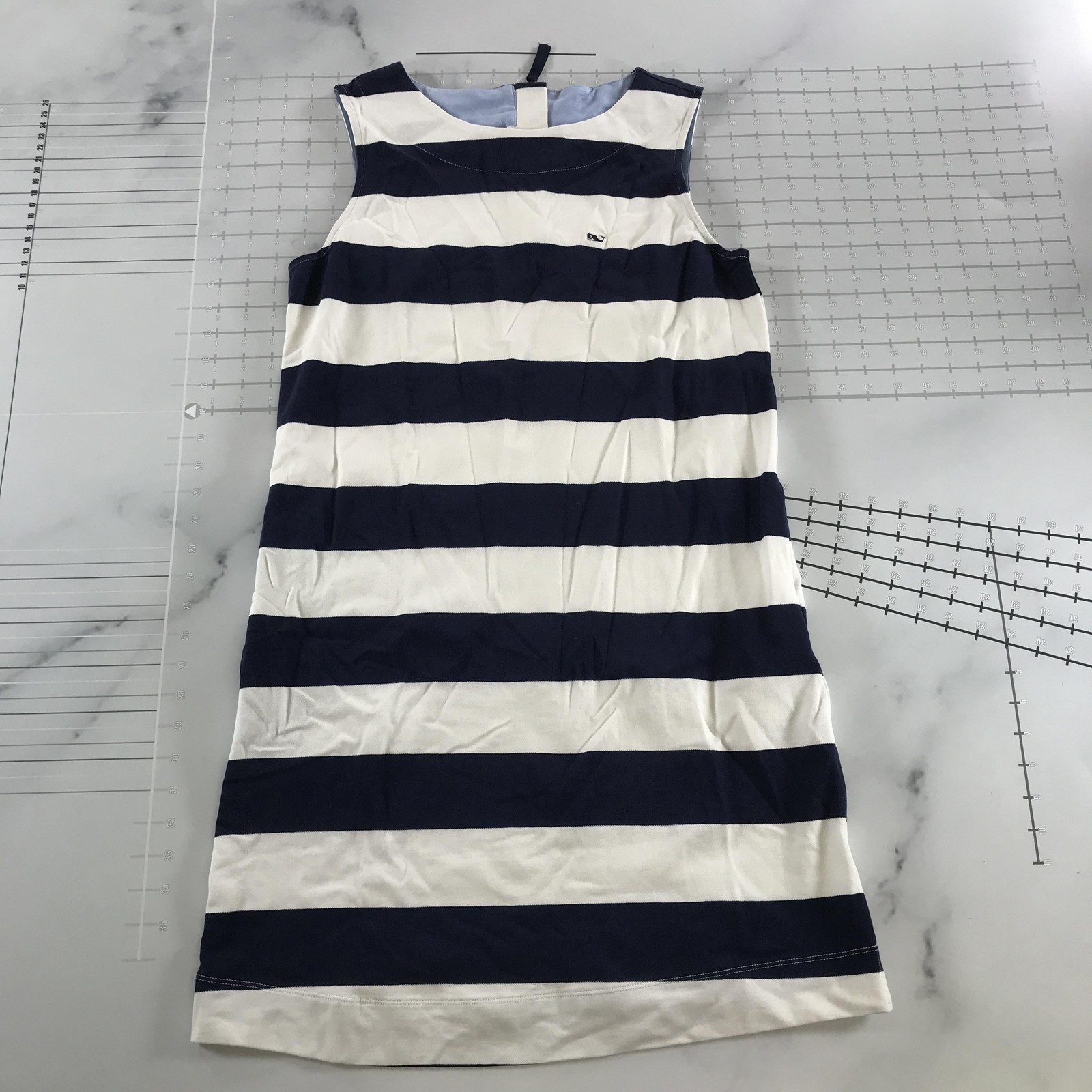 Vineyard Vines Dress Womens Small Blue Striped Sleeveless Tank Nautical Target