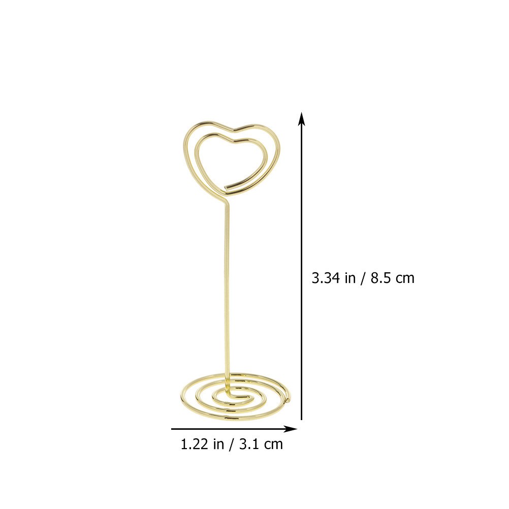 20Pcs Golden Multi-Function Message Clips Reusable Household Picture Holder