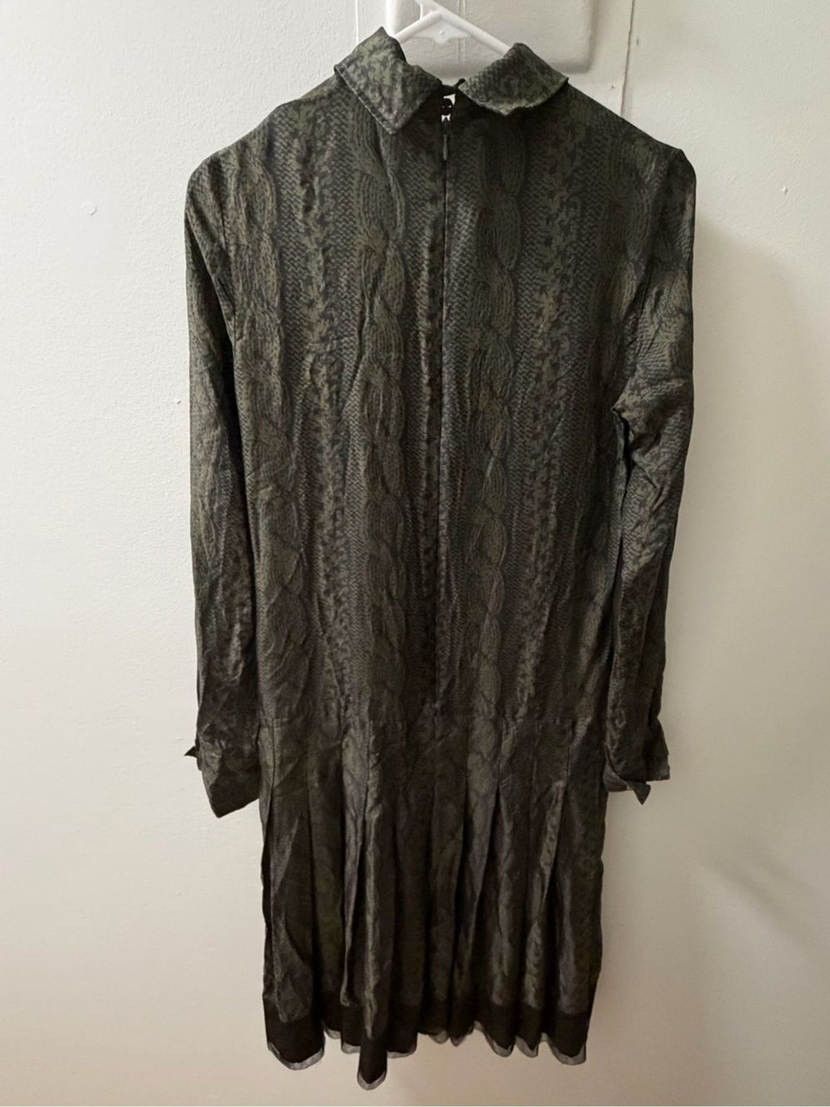 Tommy Hilfiger Collection Snakeskin Print Midi Dress Made in Italy 🇮🇹