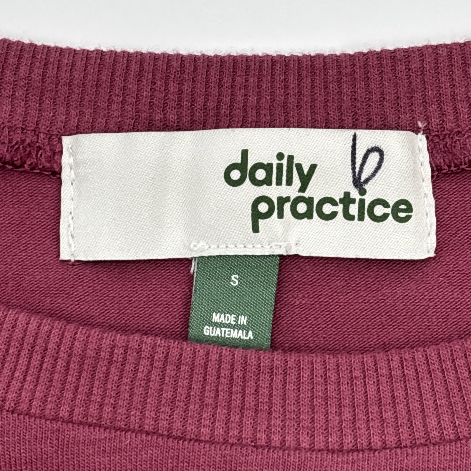 Anthropologie Daily Practice Tie Breaker Long-Sleeve Midi Dress Size S Plum NWT