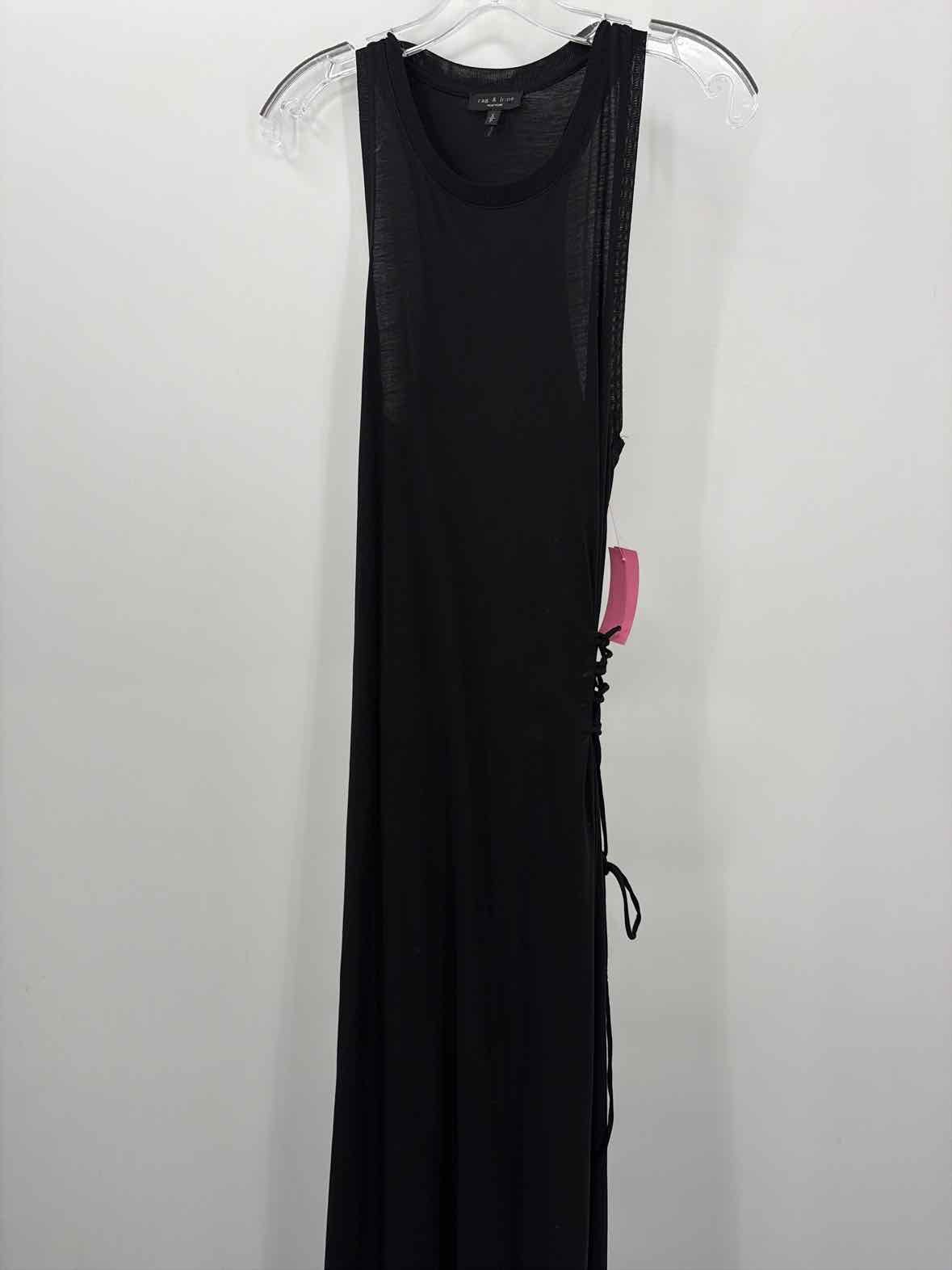 Pre-Owned Rag & Bone Black Size Small Maxi Sleeveless Dress