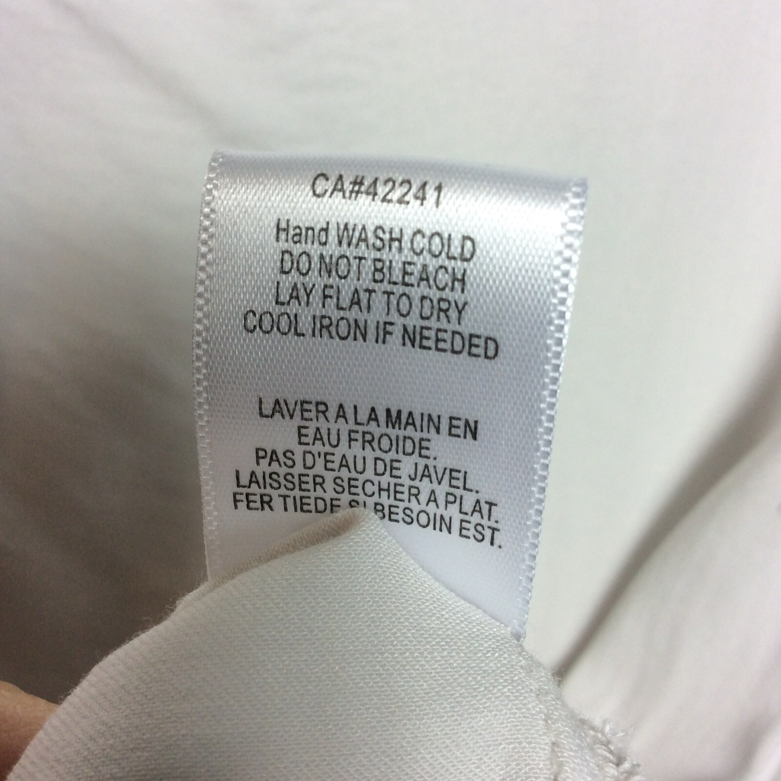 READ Young Fabulous & Broke Asymmetrical Long Sleeve Bodycon Dress L White/Cream