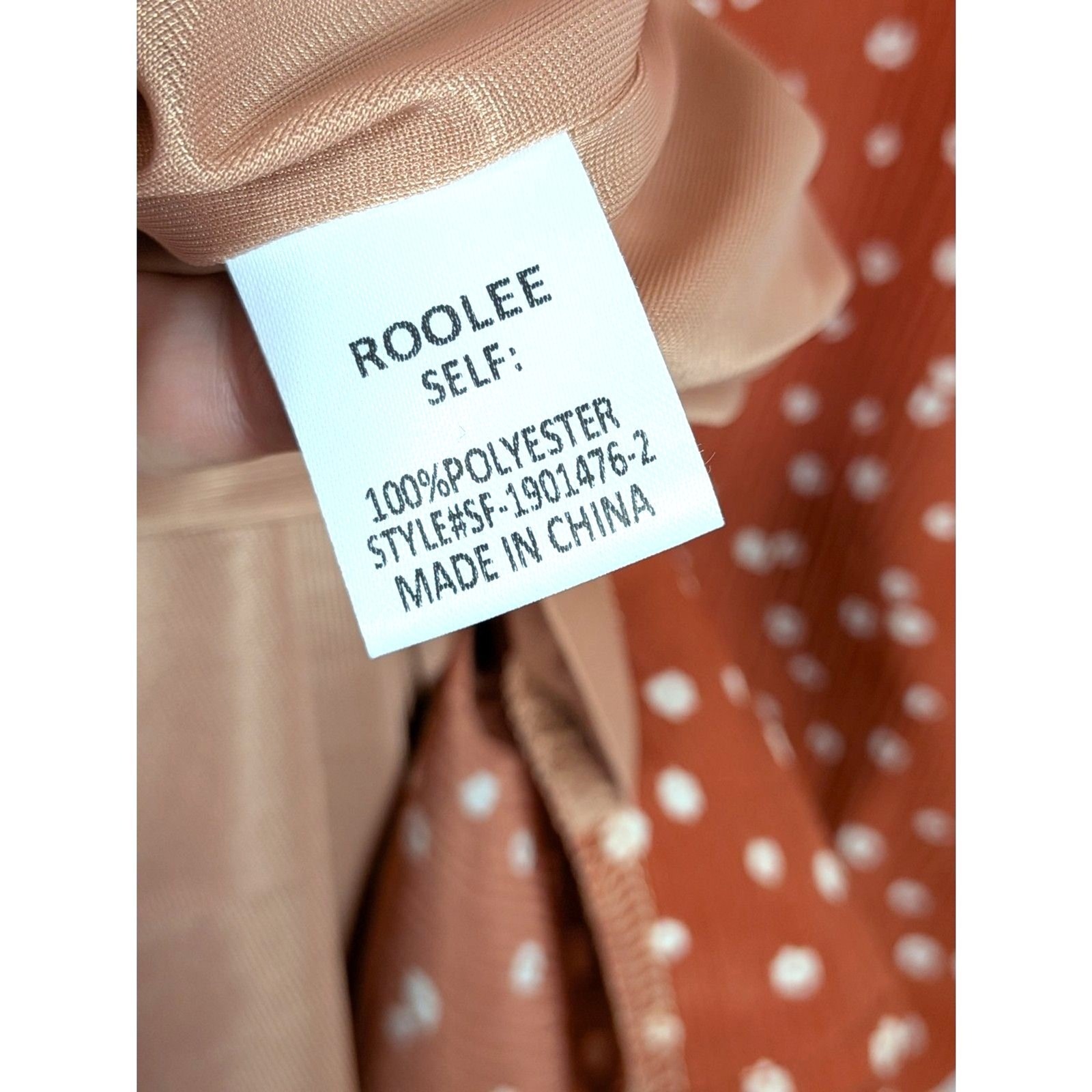 ROOLEE Ditsy Floral Button-Front Crepe Midaxi Dress Boho Cottage Peasant Medium
