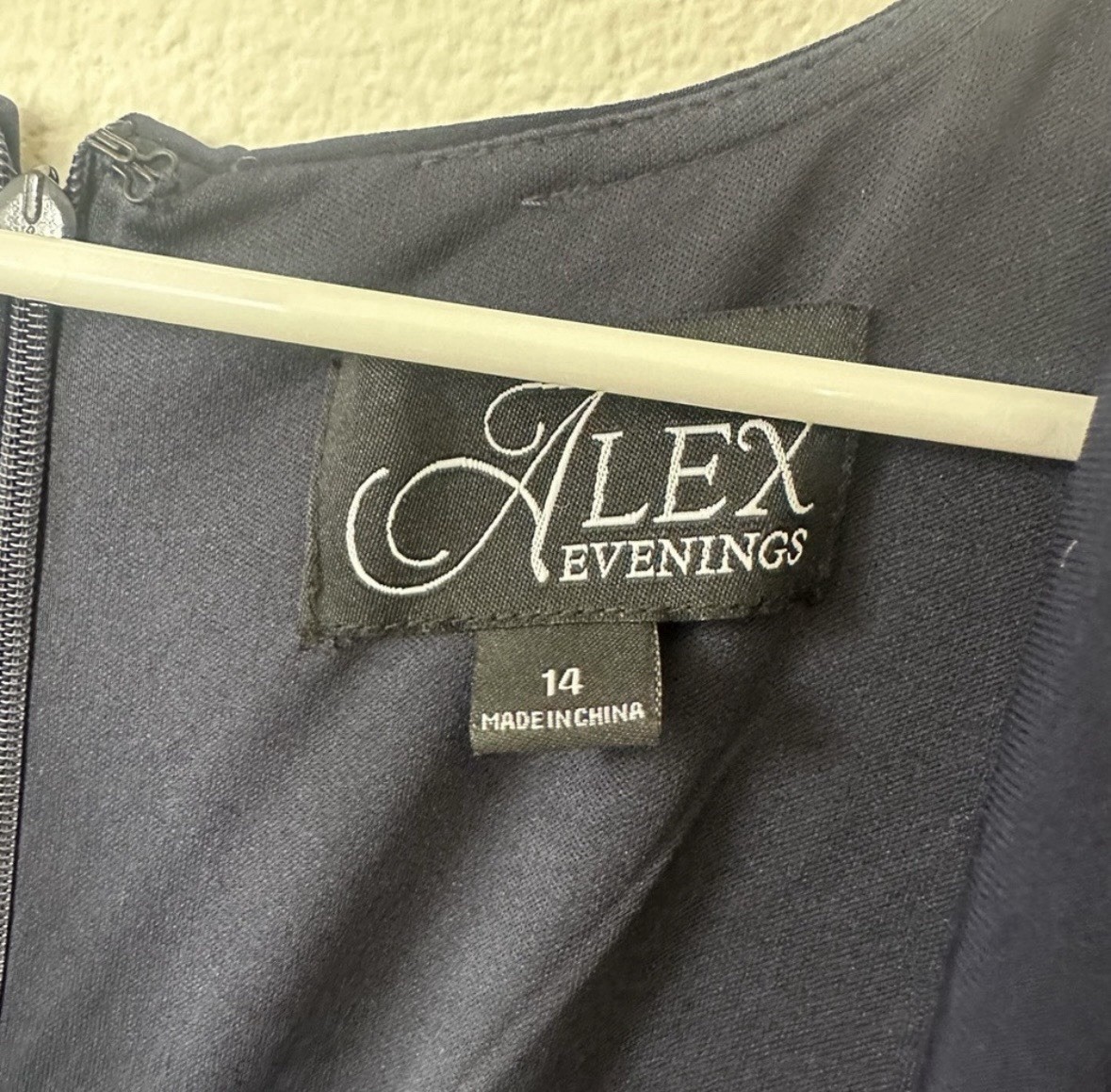 alex evenings dress size 14 womens
