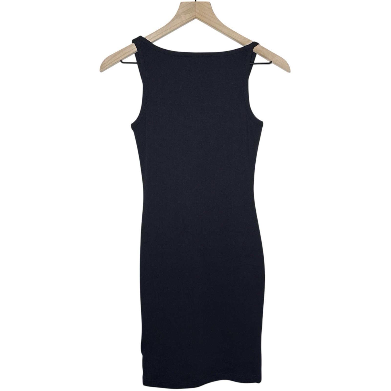 Off-White Women’s Off Stamp Basic Rib Dress in Black Size IT 40 / US 4