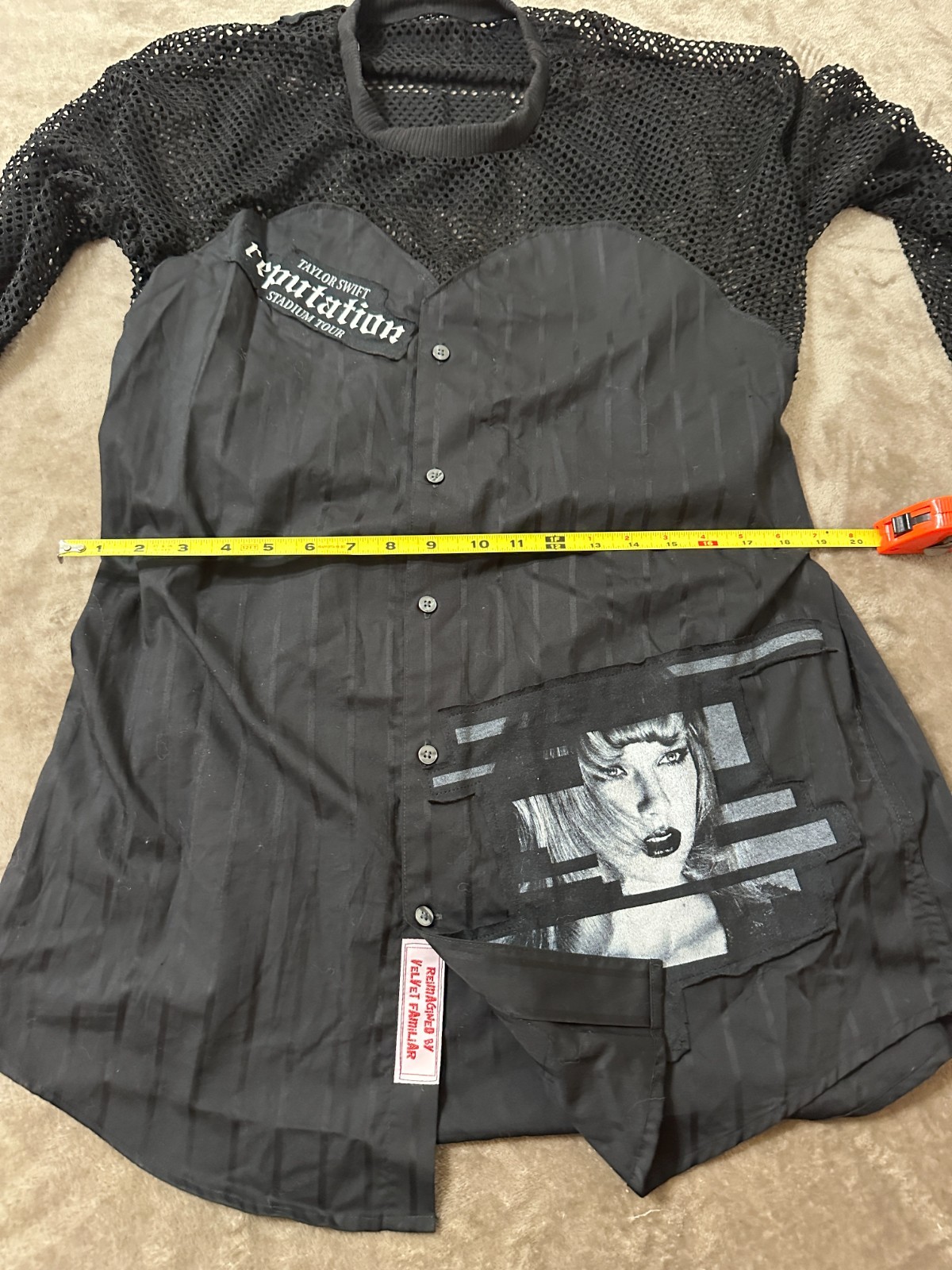 Custom Taylor Swift Dress, Size Large L, by Velvet Familiar, Reputation Tour