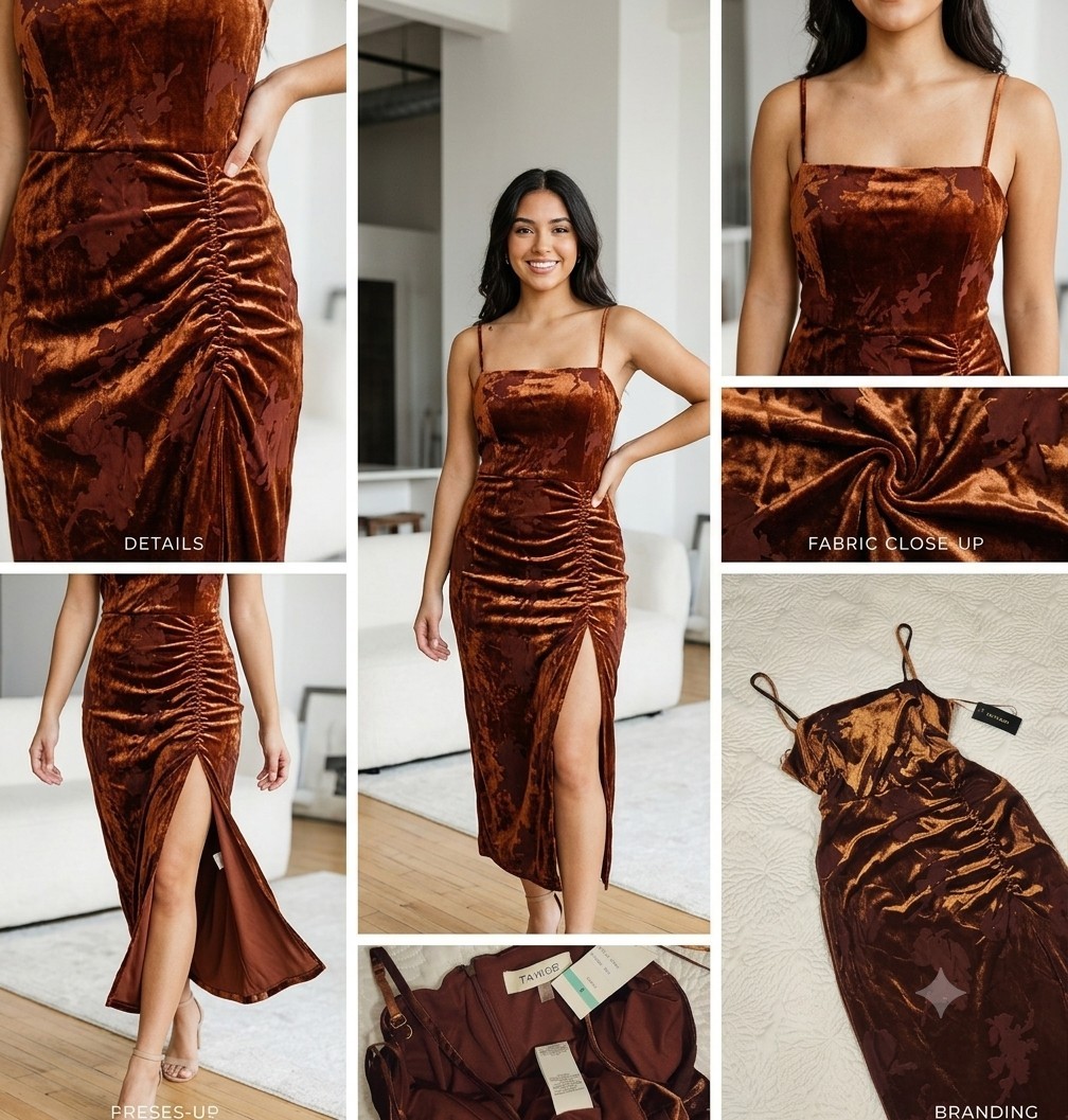 Taylor Women’s Brown dress Size 8/m