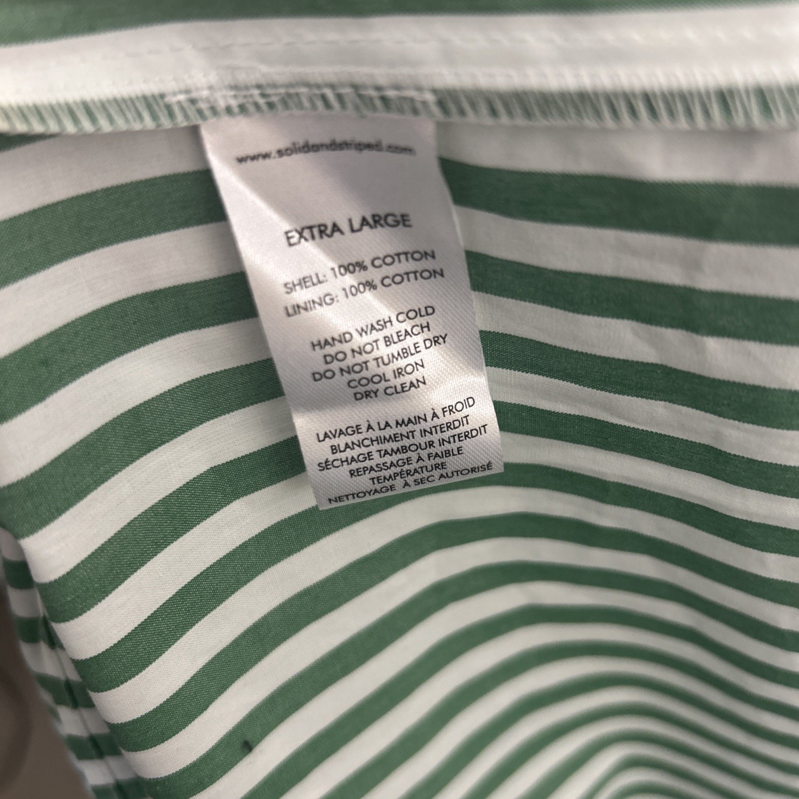 Solid & Striped NWT Maxi Dress XL Bloomingdale’s Green And White Striped