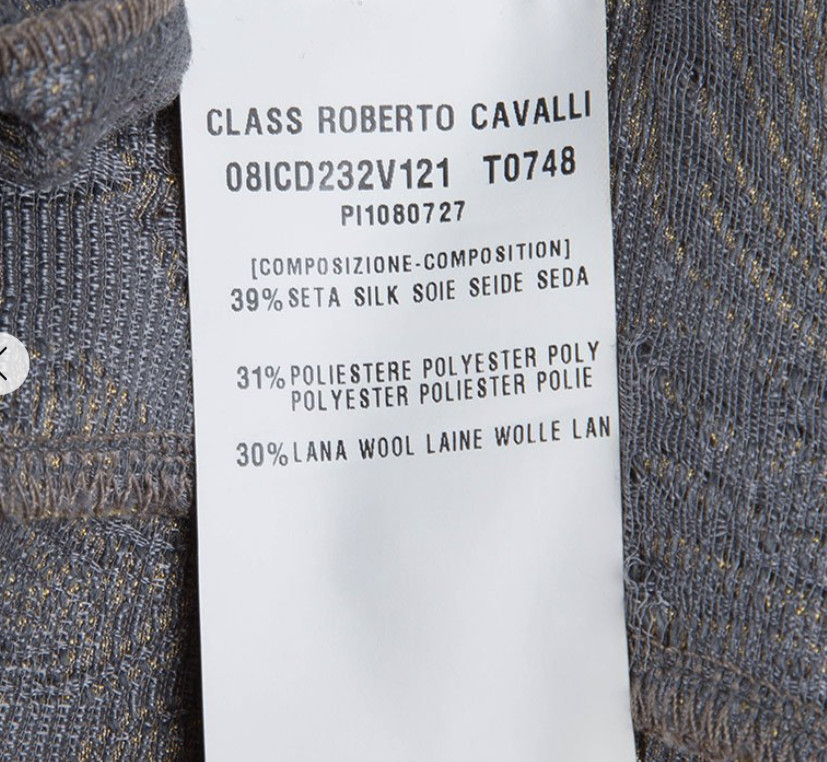 Class Roberto Cavalli Silk Blend Floral Brocade Dress IT 44 / US 10-12