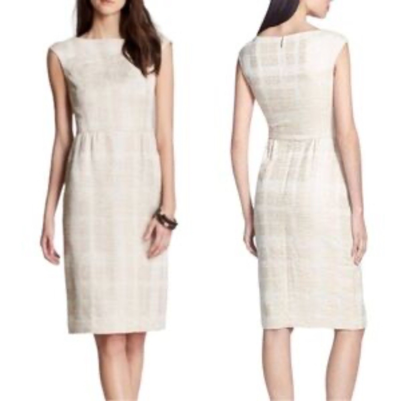 Tory Burch 10 Dress Minimalist Medium Retro Large Classic 60s Jacquard $428