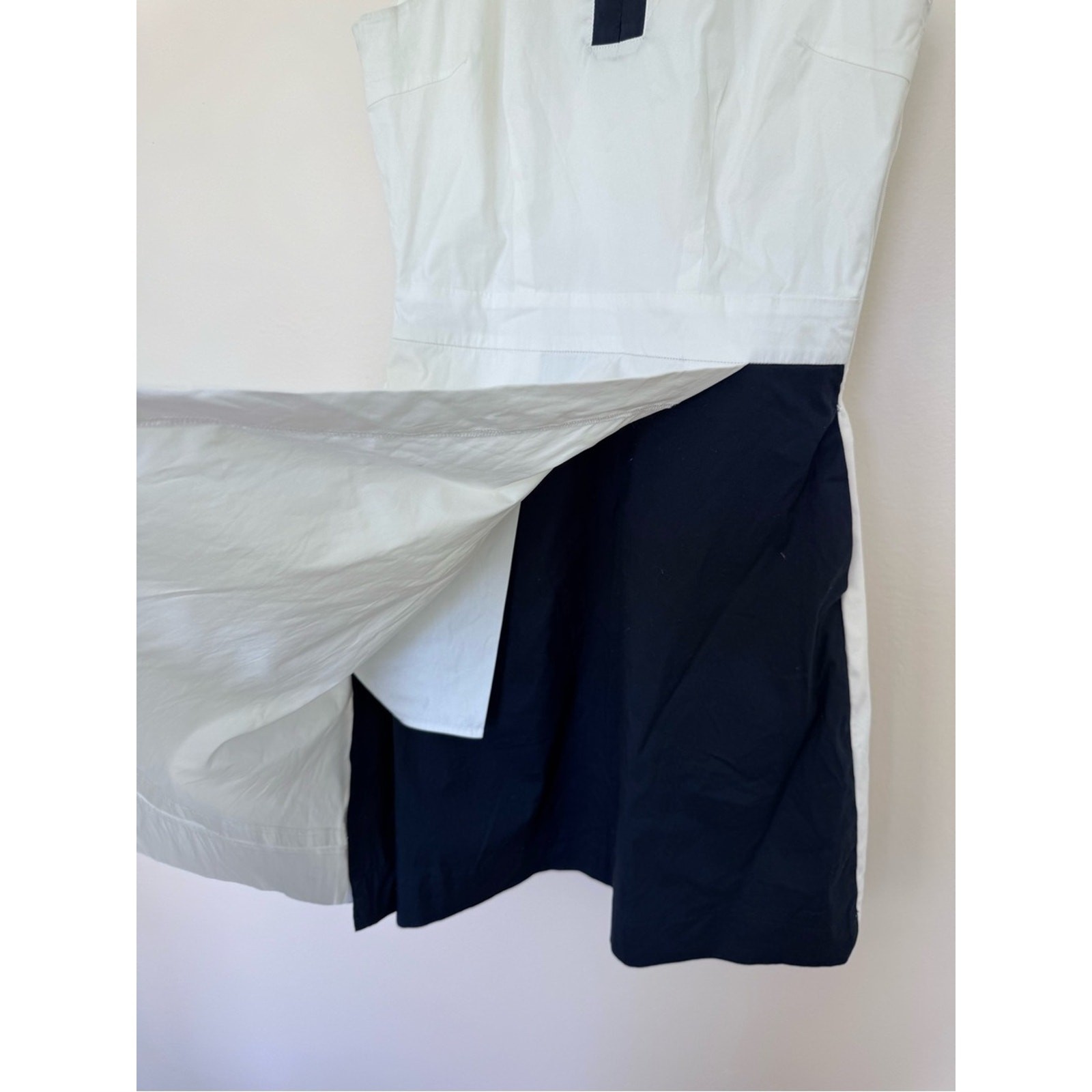 G/FORE Colorblock Sleeveless Golf Dress White Navy size 2