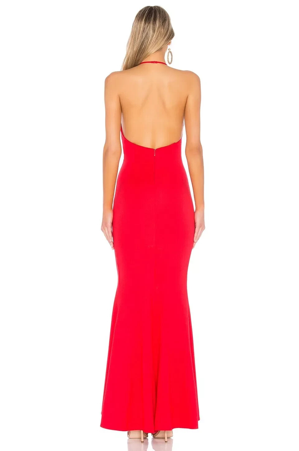 Lovers + Friends Rosa Gown in Red Rose Women Size XL