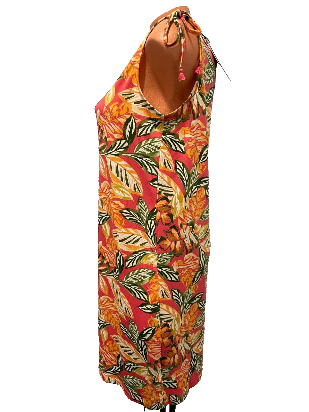 Caribbean Joe NWT size M Shoulder Tie Shift Dress