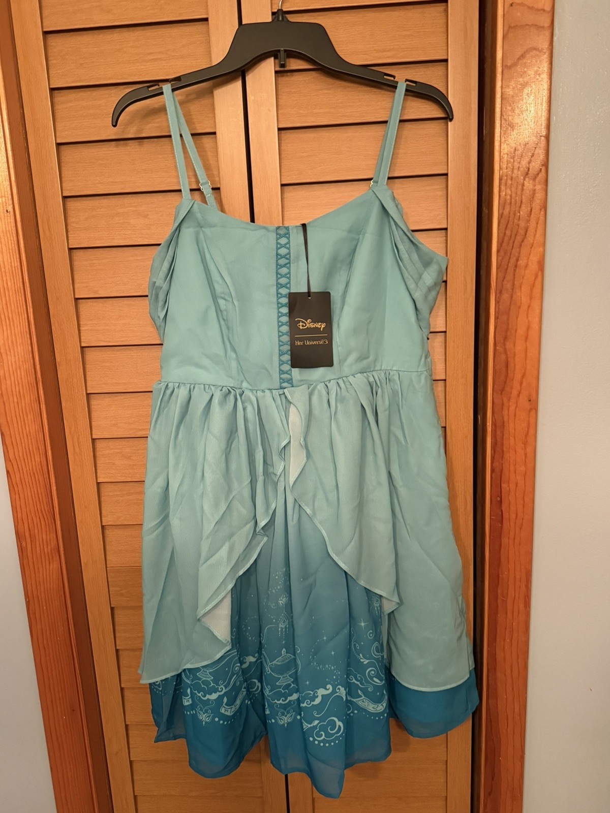 Disney Her Universe Aladdin Princess Jasmine Cold Shoulder Dress Small