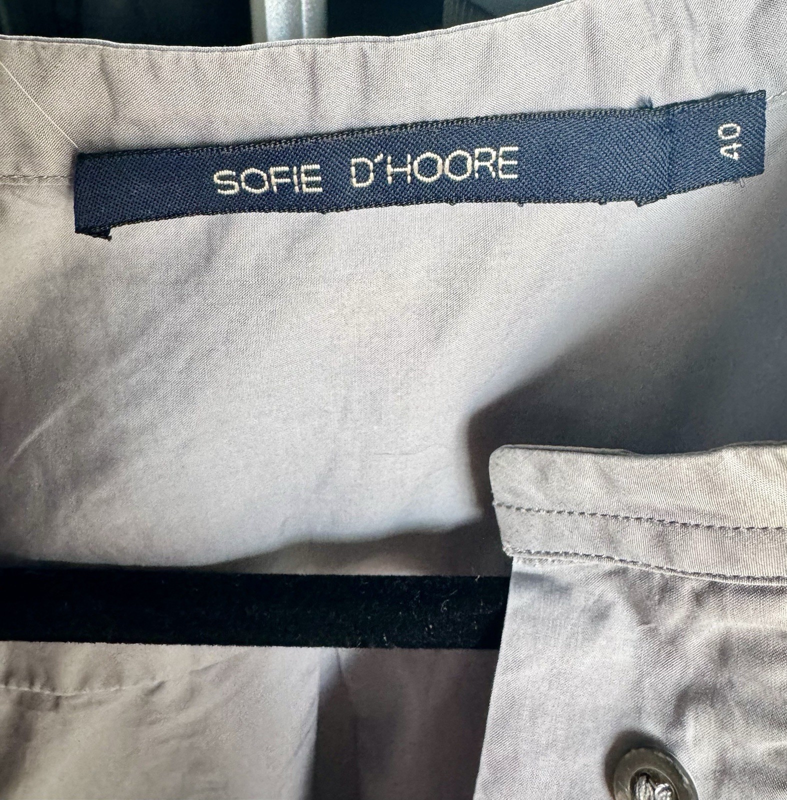 Sofie D’Hoore Brussels Cotton Shirt DressSize 40 | Made in Portugal |