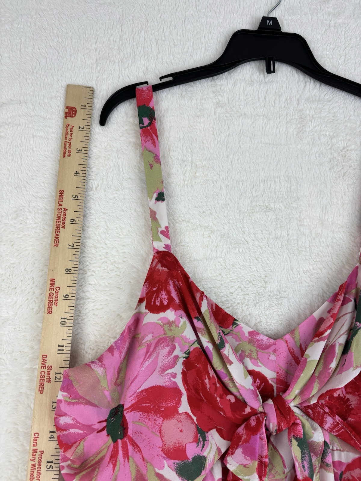 Ophelia Roe Adjustable Strapped Summer Floral Maxi Dress NWT Size L