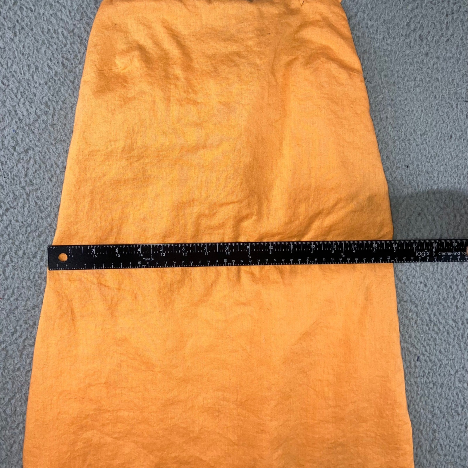 Chic Mini Dress 8 Orange Linen Cotton Lightweight Lined Vibrant Boho Festival