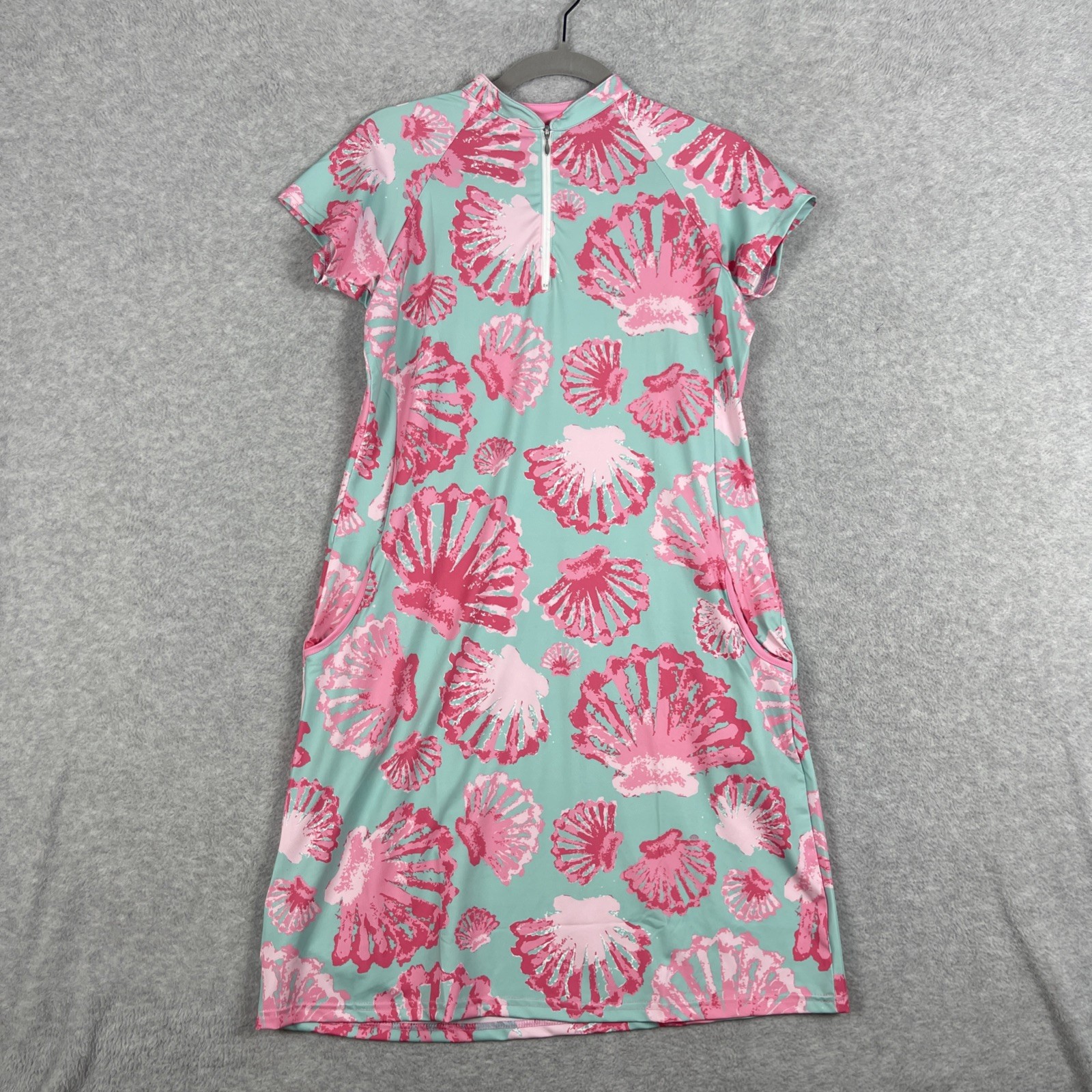 AnaClare Active A-Line Dress Womens Size M Dopamine Pickleball Resort UPF 50