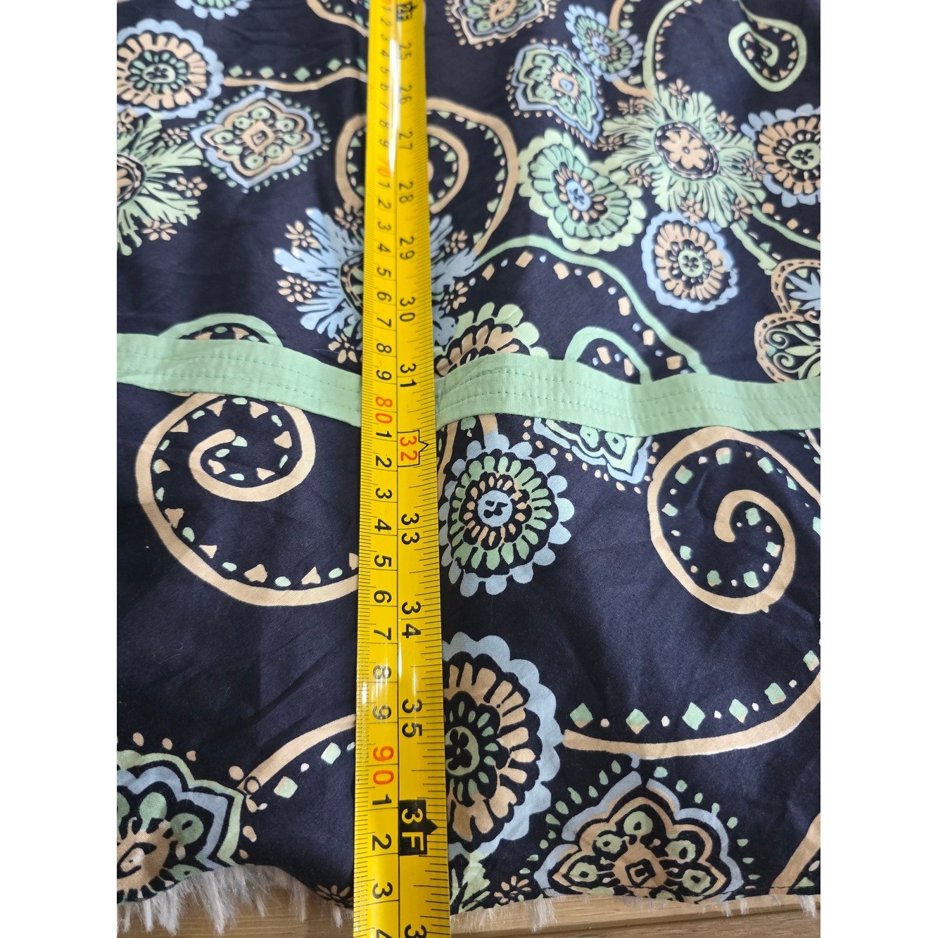LOFT Y2K Navy Halter Floral Sundress with Mint Trim, Size 10