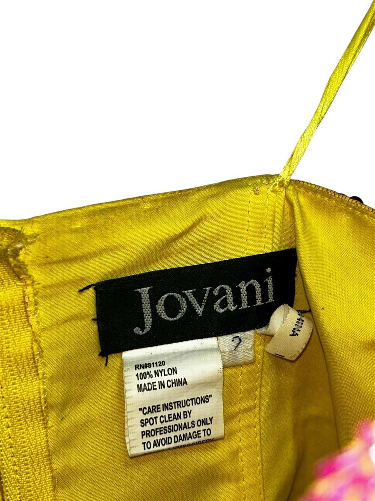 Jovani Multicolor Sequin Sweetheart Y2K Ballgown Prom Dress Tulle Nylon Size 2
