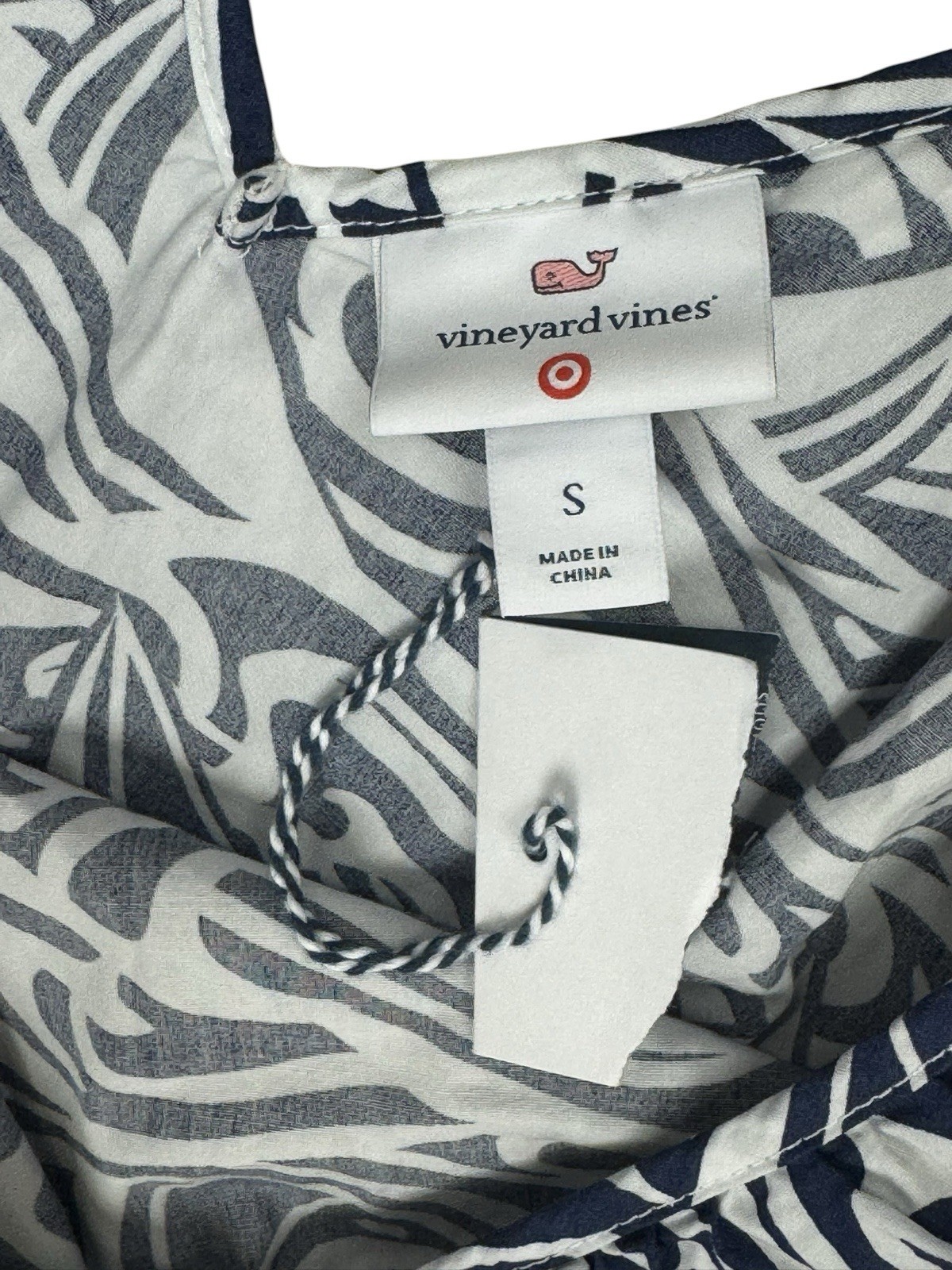 Vineyard Vines x Target Sailboat Rough Seas Midi Dress Size S Small