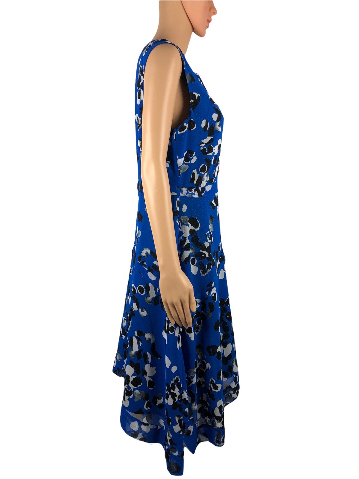Cabi Womens Size Medium Untamed Dress 5576 Blue Black White 2019 NWT $129
