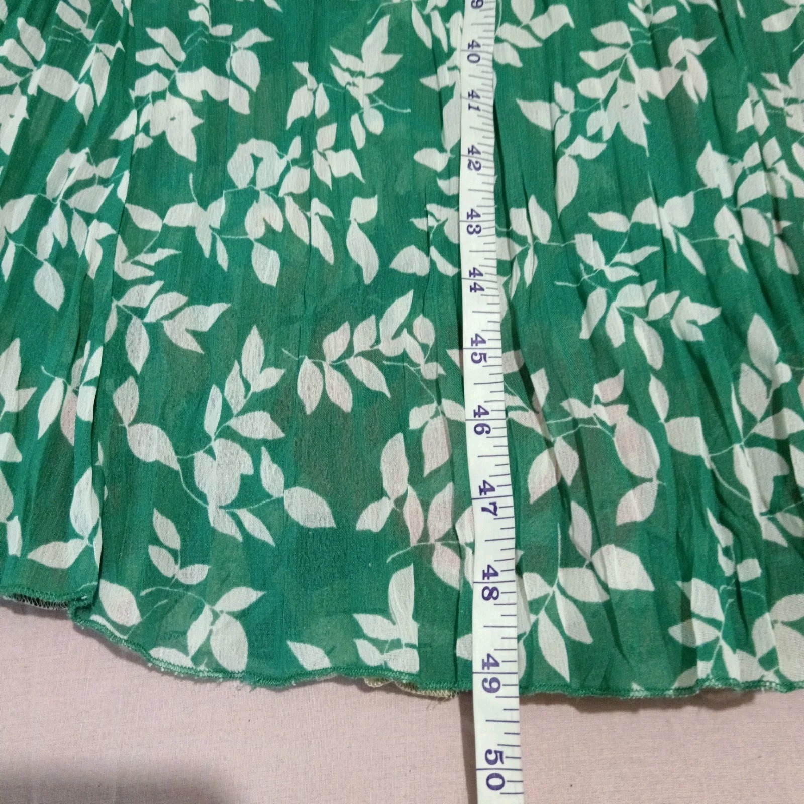 JD Williams Reversible Maxi Dress Size 14 Green Tropical Print Sleeveless 2 in 1