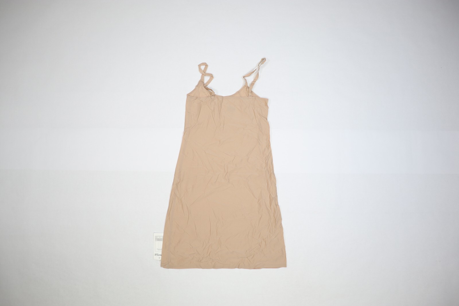 Chantelle Soft Stretch Full Slip Tan Brown Nude Scoop Neckline Womens M/L