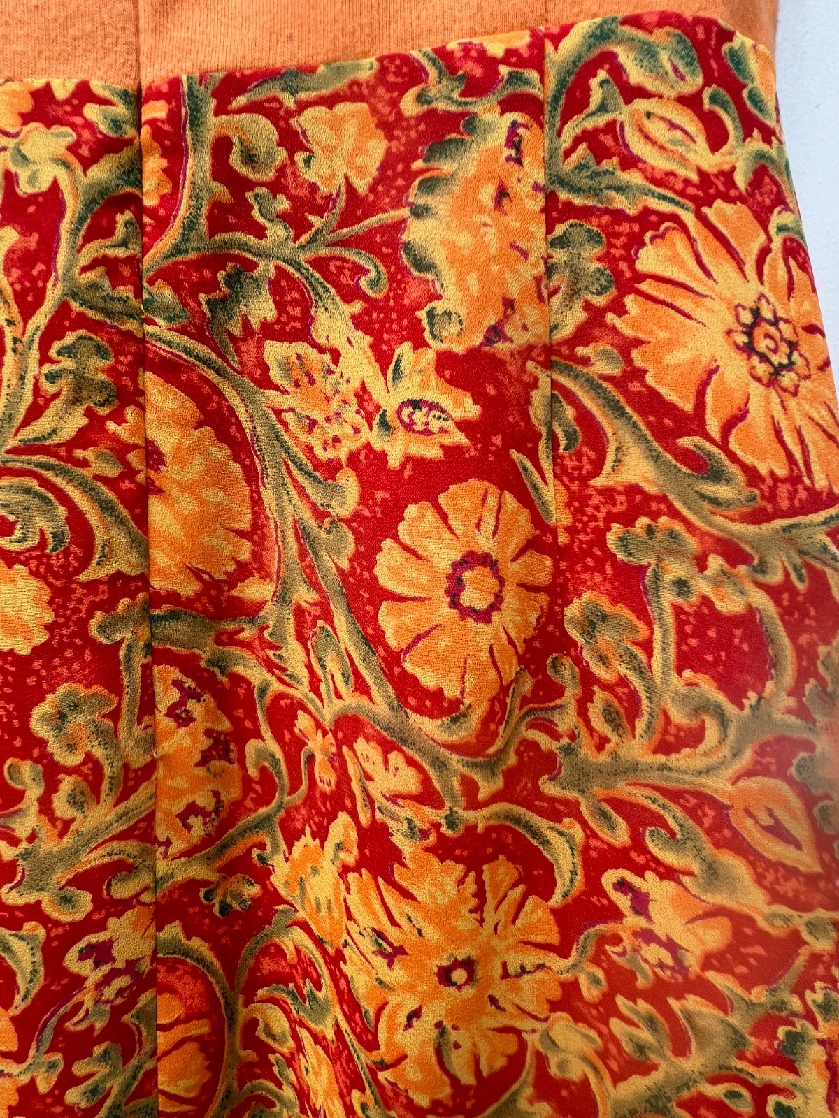 womens vintage Adrienne Vittadini Orange dress – size 2P