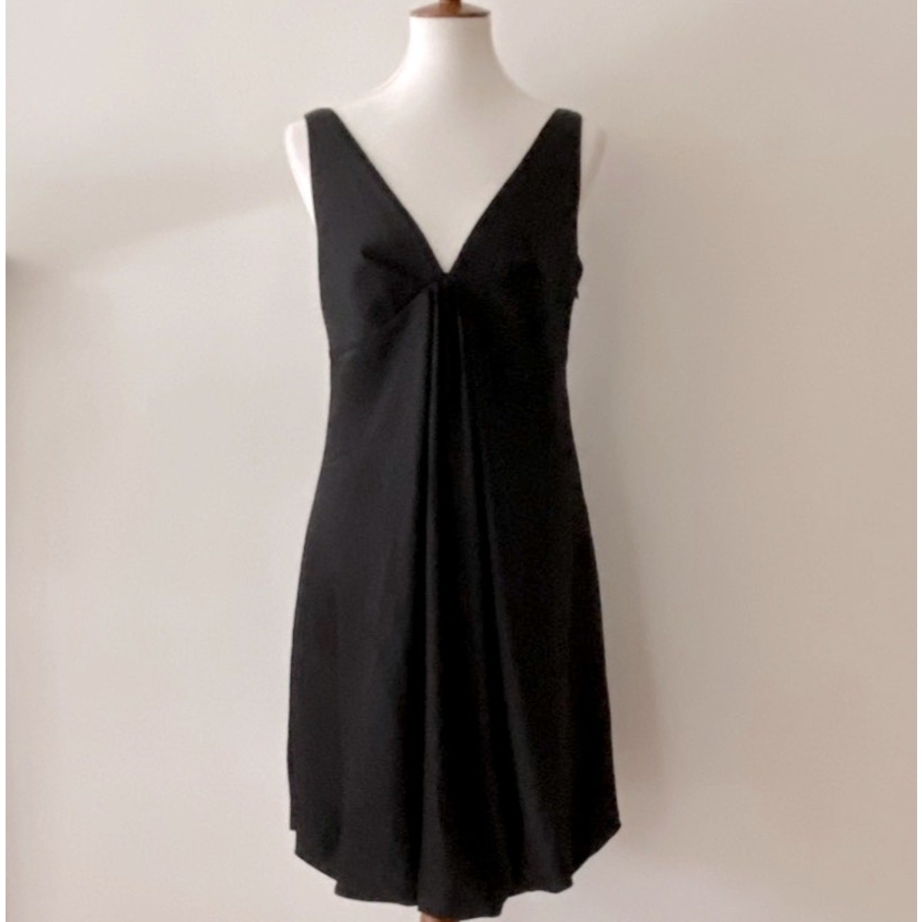 Black Minimalist Dress 6 Cocktail Small Y2K Dress Retro Party Cruise Formal LBD