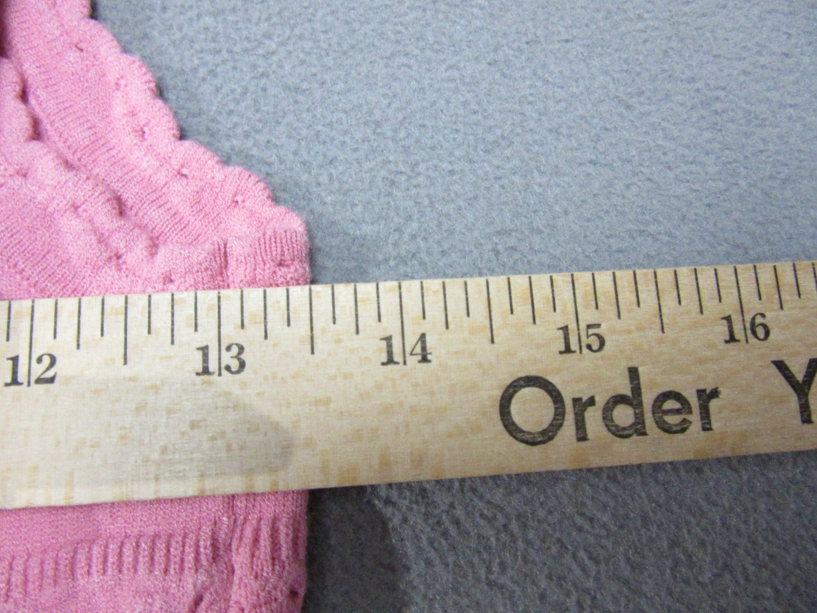 LoveShackFancy Dress Womens Medium Pink Sunset Maryanne Knit Mini Square Neck