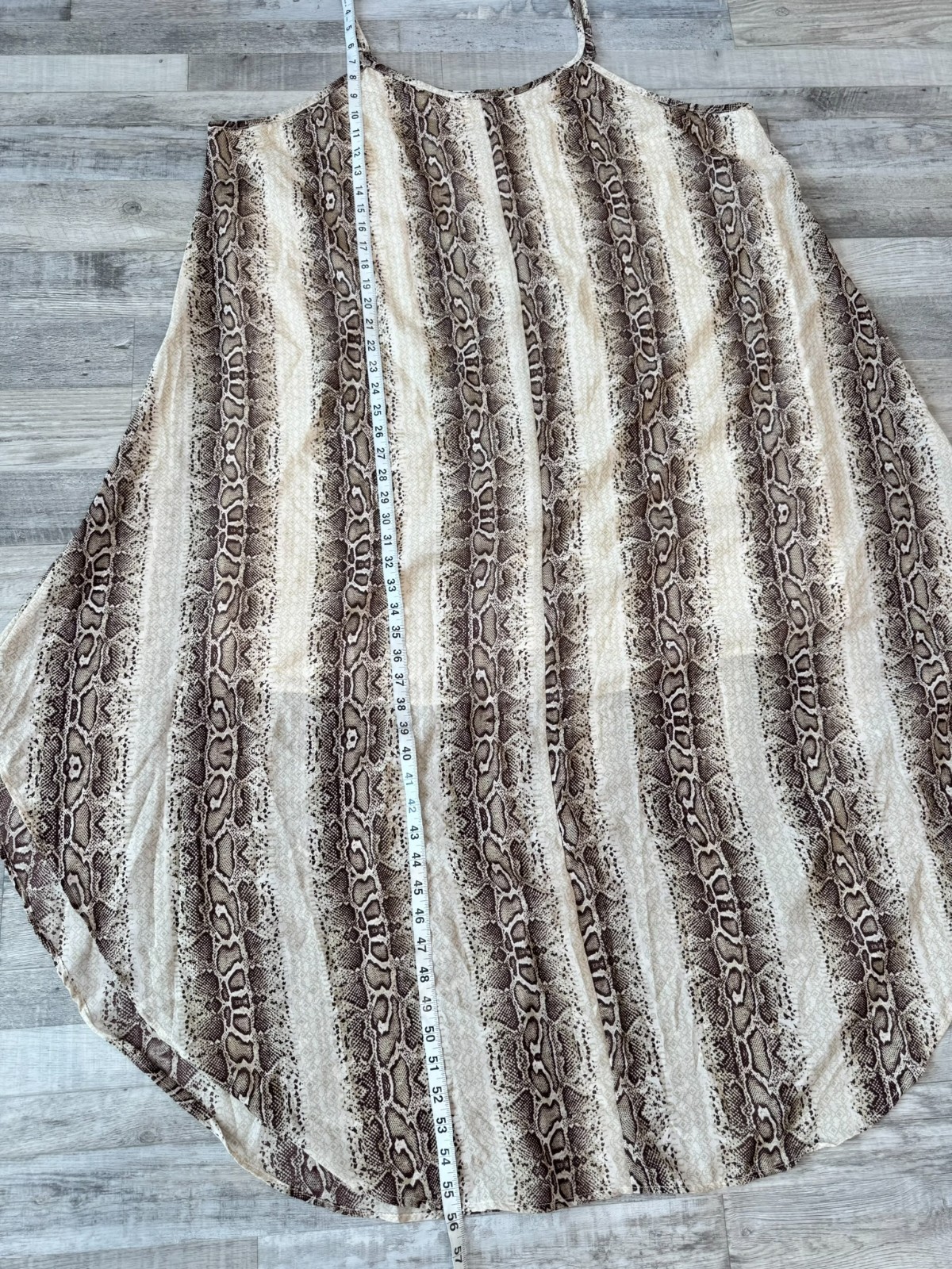 Speed Control lightweight lined animal print flowy sundress size 3X I5