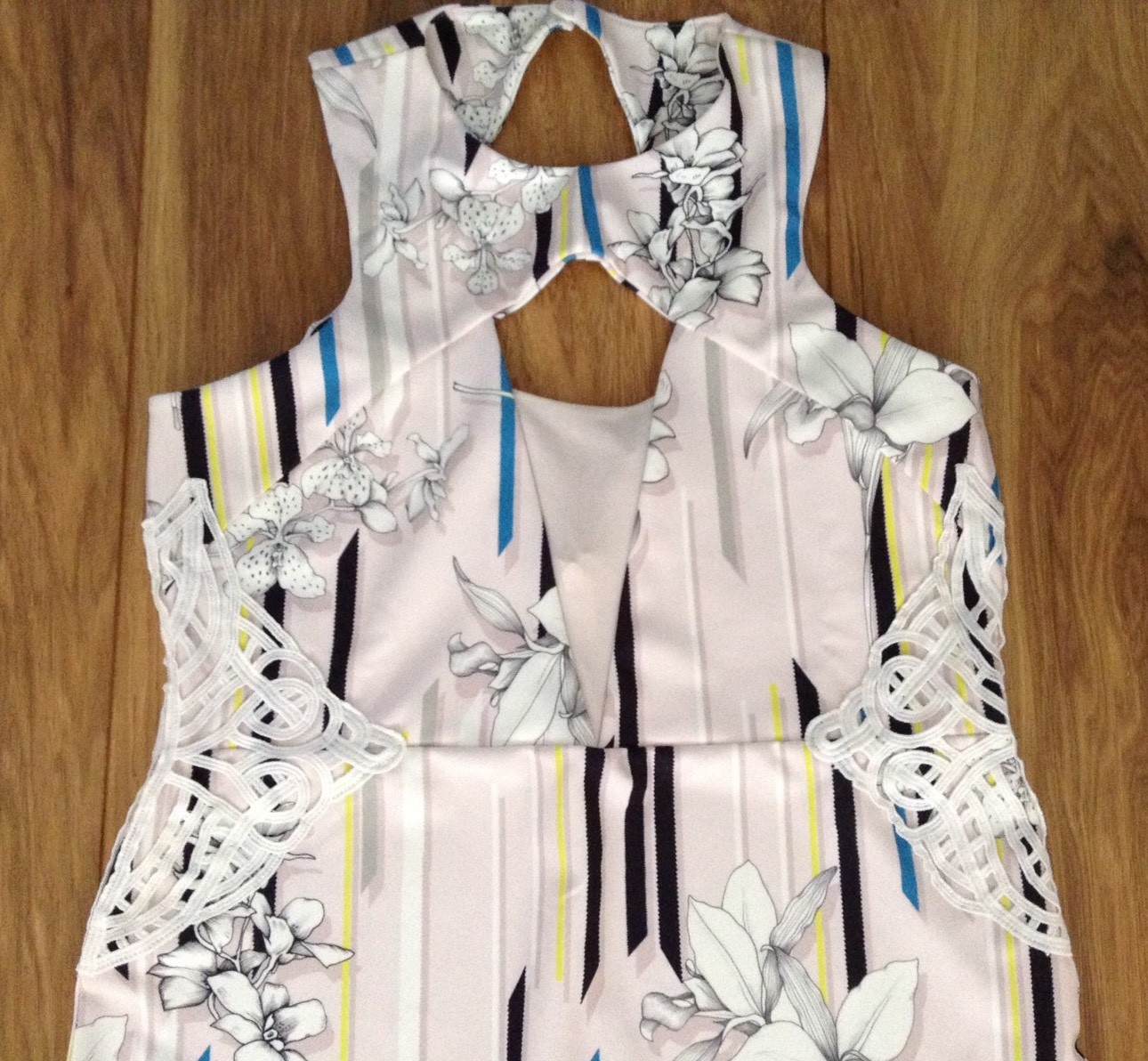 BNWT NEXT Size 14 Blush/Multi Floral Fitted Bodycon Dress