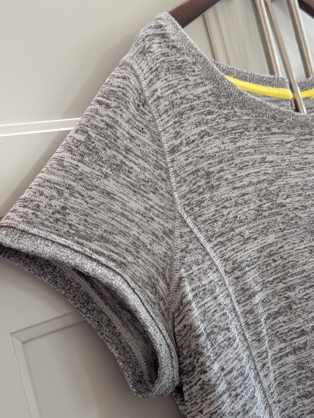 T By Talbots 2X Plus Size Gray Space Dye A-Line. Activewear Athleisure Dress