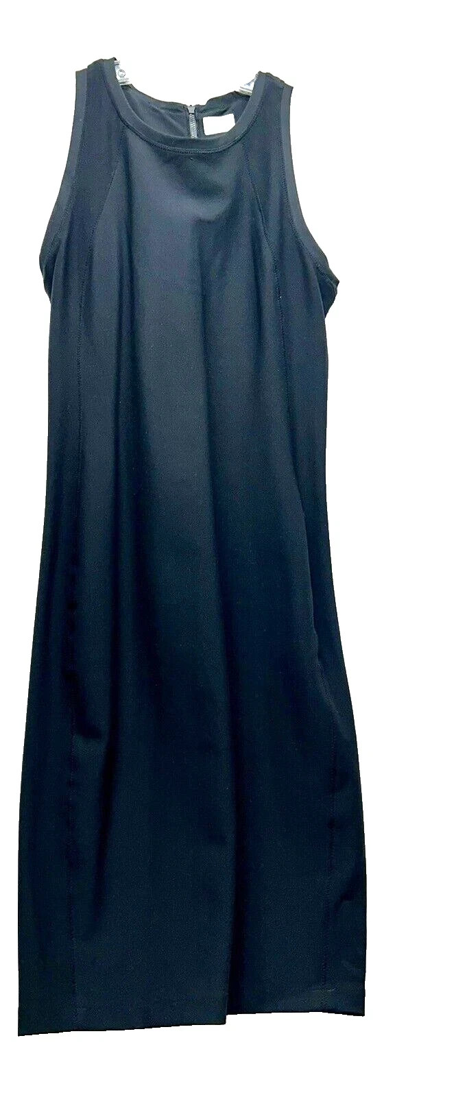 Athleta Women’s Small Black Polyamide Blend Sleeveless Dress (H6)