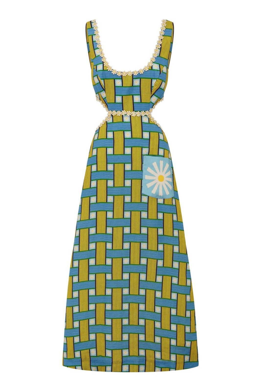 Alemais Sleeveless Maxi Dress Backless Tie size 4