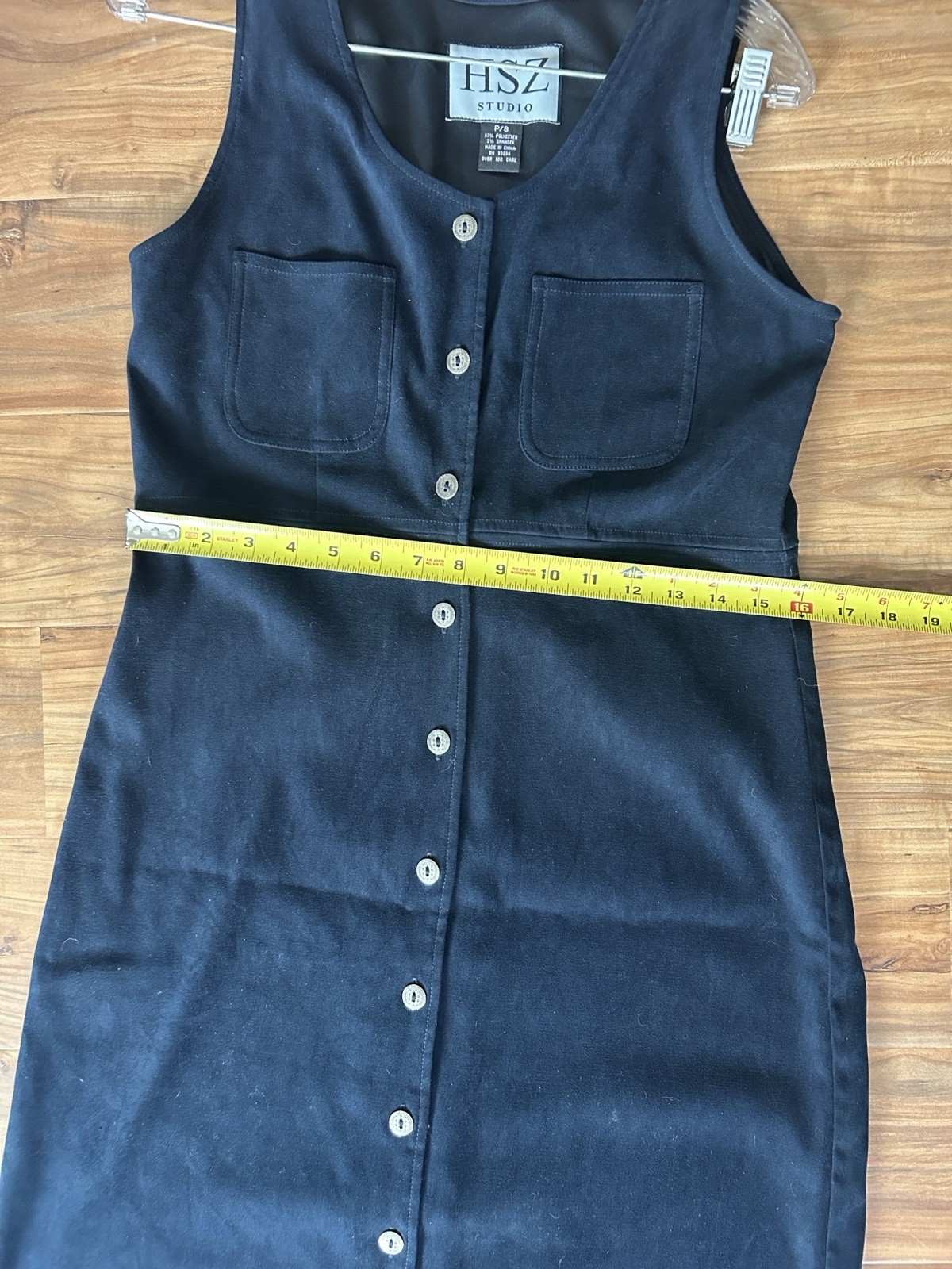 90s Normcore Sleeveless Button Front Long Dress