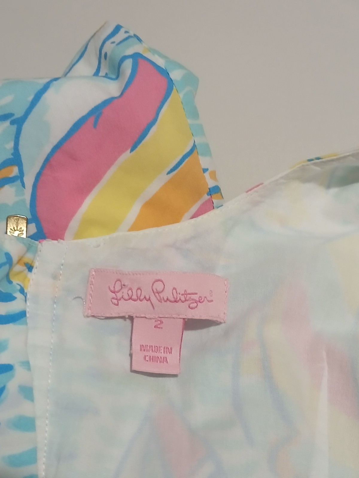 Lilly Pulitzer You Gotta Regatta Delia Shift Dress Sailboat Exposed Zipper Sz 2