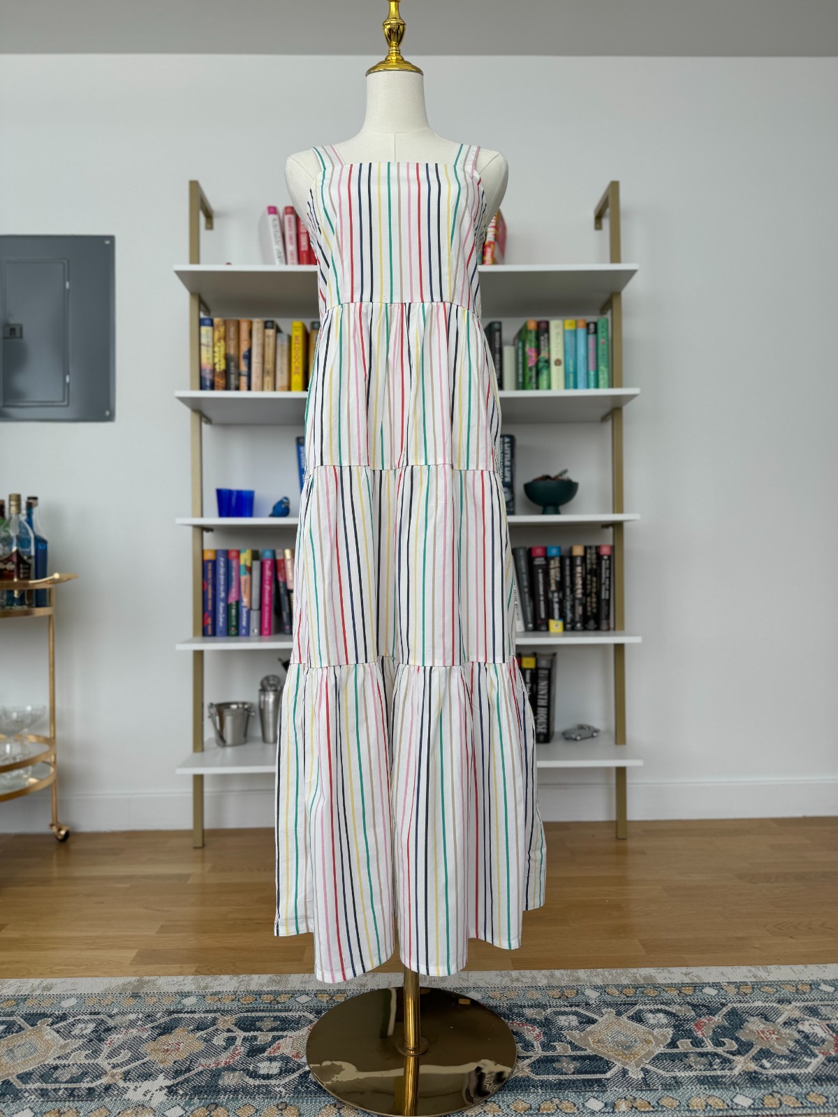 J Crew Multi Stripe Summer Dress – Size 0 – BNWT!!
