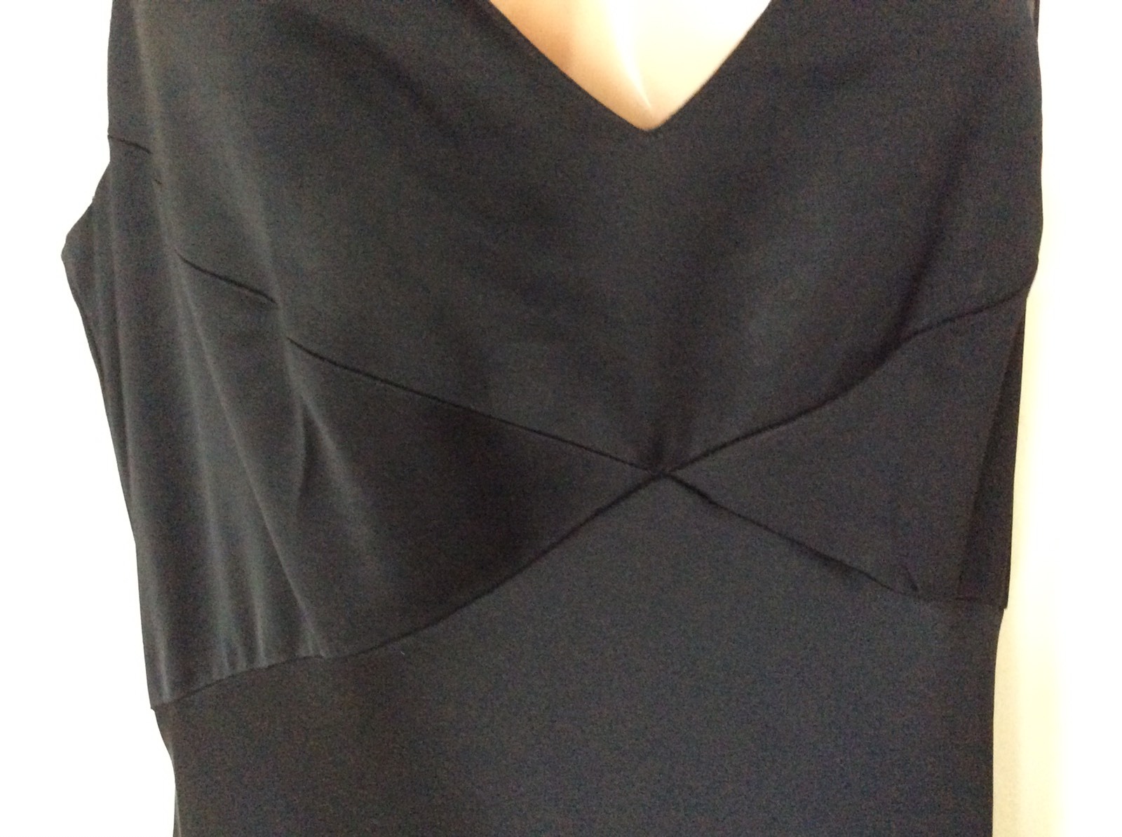 Monsoon Black Machine Wash Maxi 57 Inches Dress Size 12 Immac Hols 5/6 To 15/6