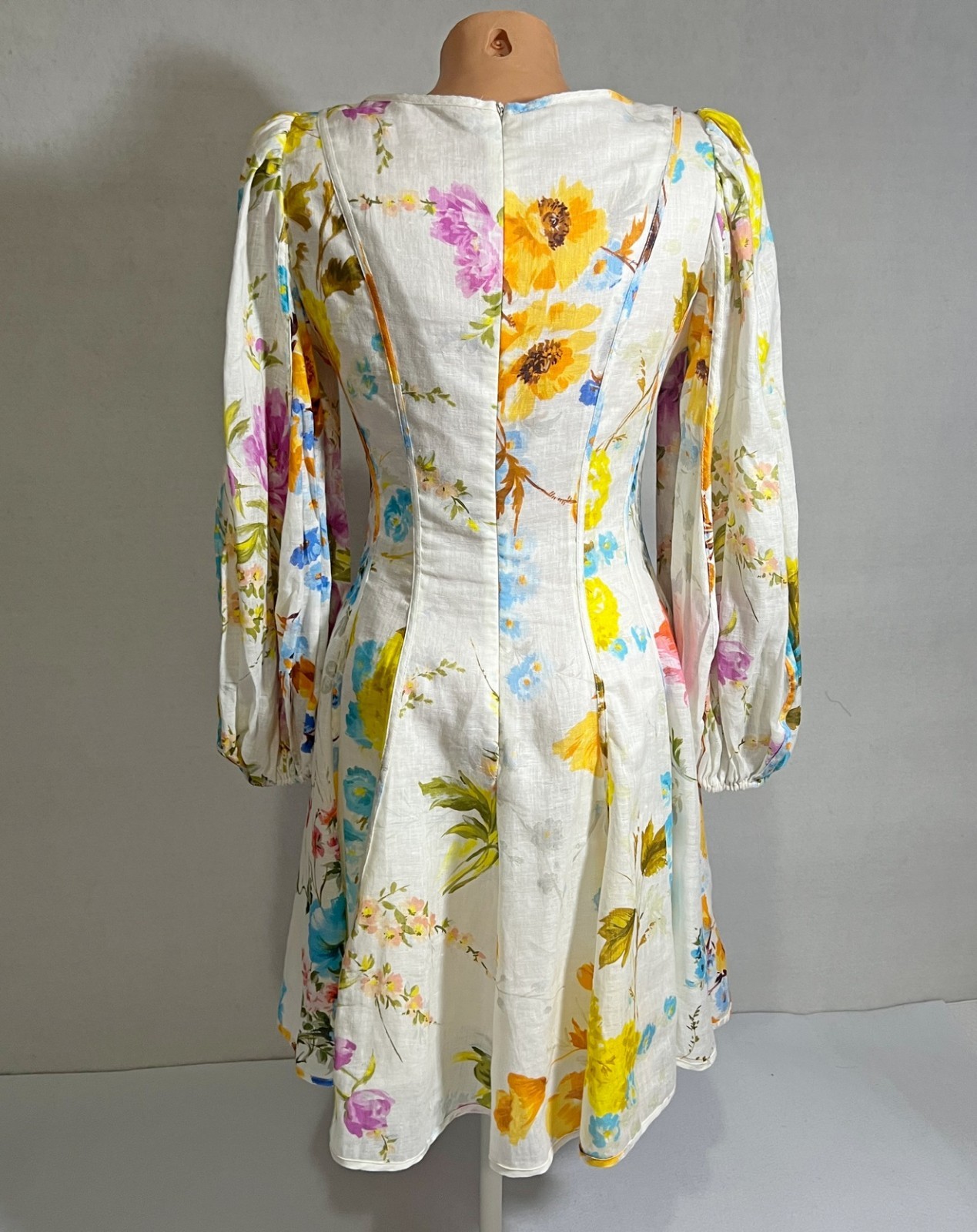 Zimmermann Linen Mini dress aus1 fits US 4 – 6 ( Bust 33.5”-34.3” )
