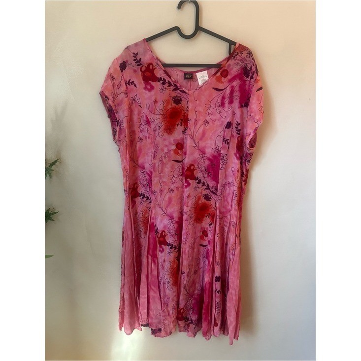 Bila Dress, Pink multi, Large, Used – Good